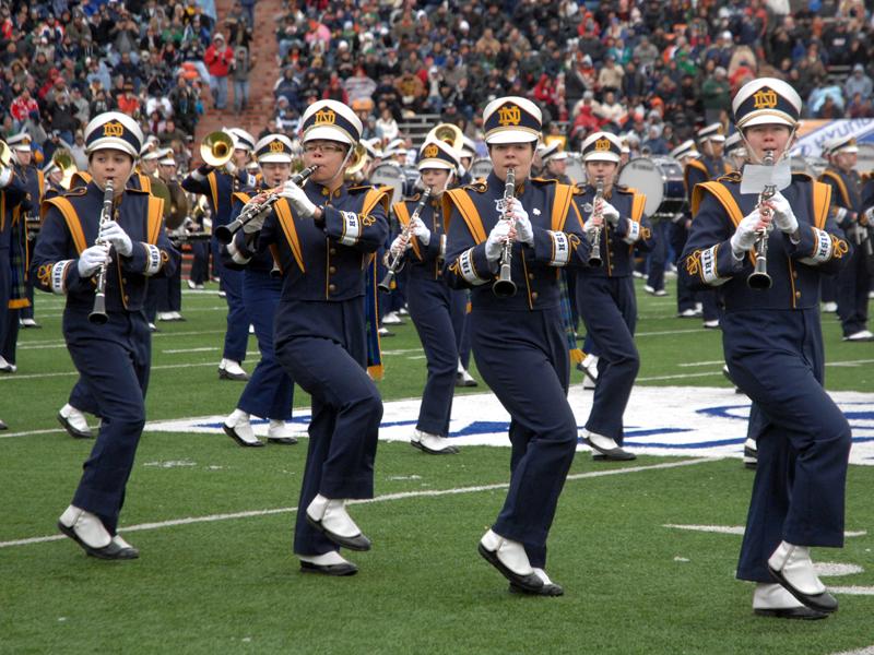 Notre Dame Marching Band wins prestigious award.