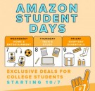 Amazon Student Celebrates Fall with Exclusive Deals and Scholarships